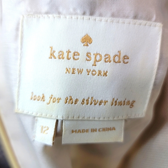 Kate Spade 100% SILK Animal Print Midi Size 12. #326 - Picture 9 of 10